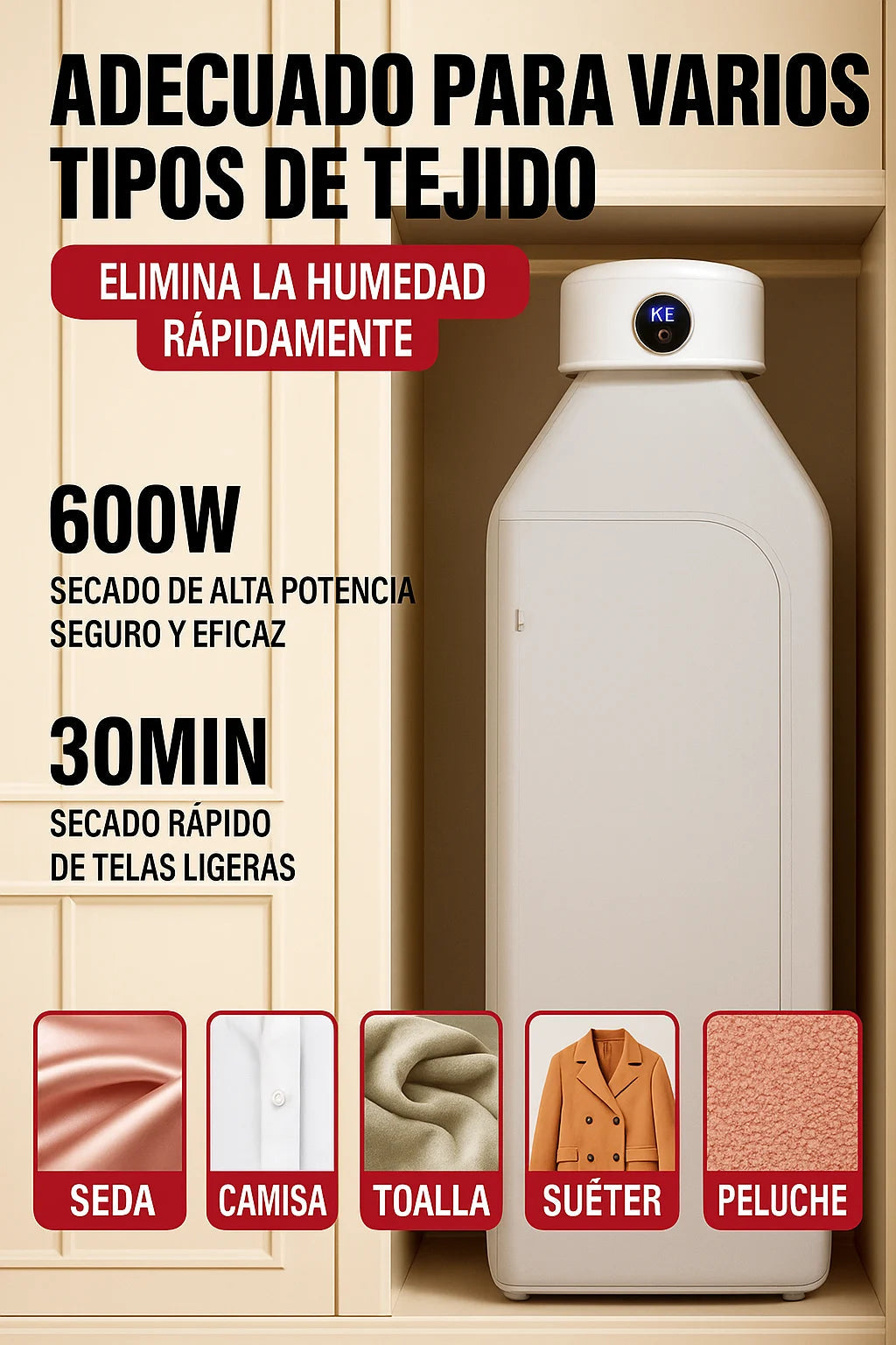 Secadora De Ropa Eléctrico Portátil ORIGINAL EDICION EXCLUSIVA