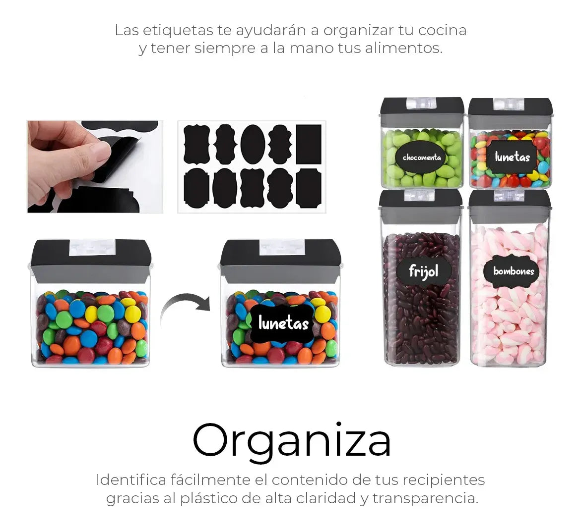 Set De 7 Contenedores Hermeticos